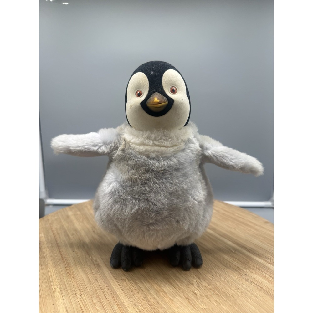 Happy Feet Mumble Plush Penguin Stuffed Animal Talking Sound Toy 2006 Vintage